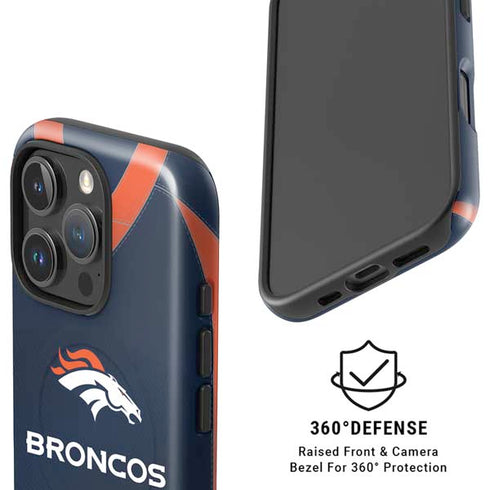 NFL Denver Broncos Team Jersey iPhone 16 Pro Magsafe Impact Case